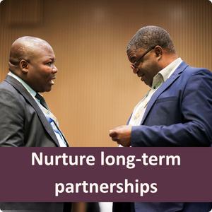 Nurture long-term partnerships